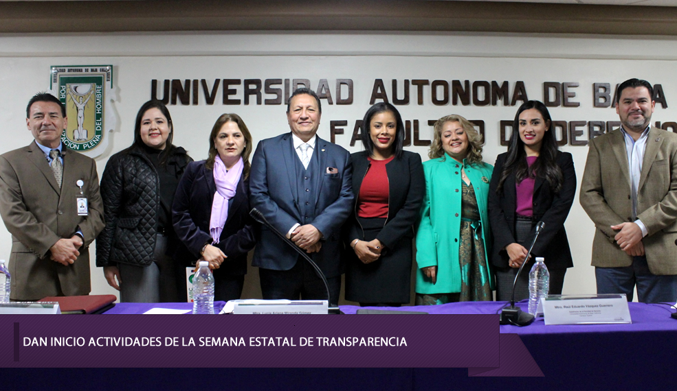 DAN INICIO ACTIVIDADES DE LA SEMANA ESTATAL DE TRANSPARENCIA