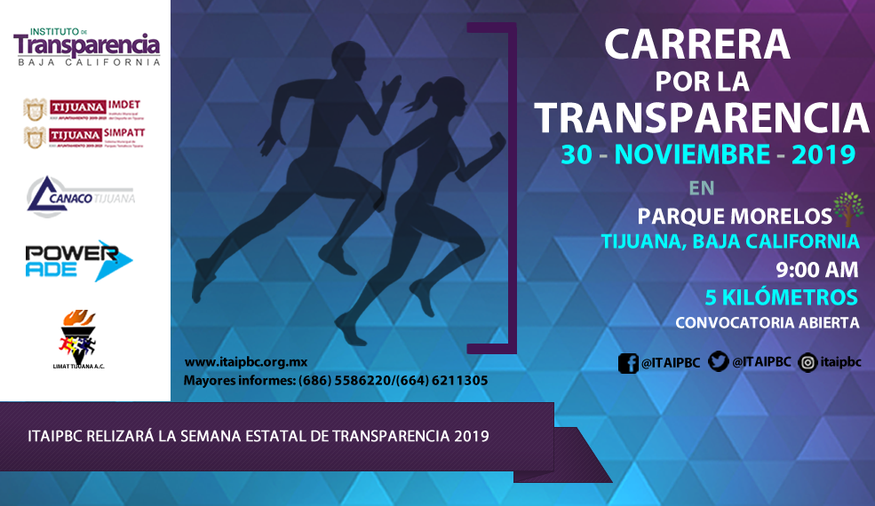 ITAIPBC INVITA A LA CARRERA POR LA TRANSPARENCIA